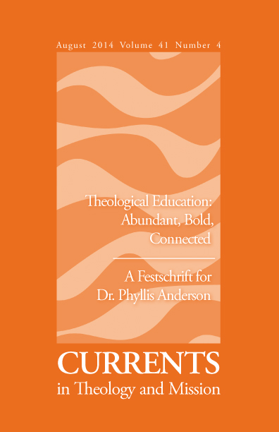 					View Vol. 41 No. 4 (2014): Theological Education: Abundant, Bold Connected
				