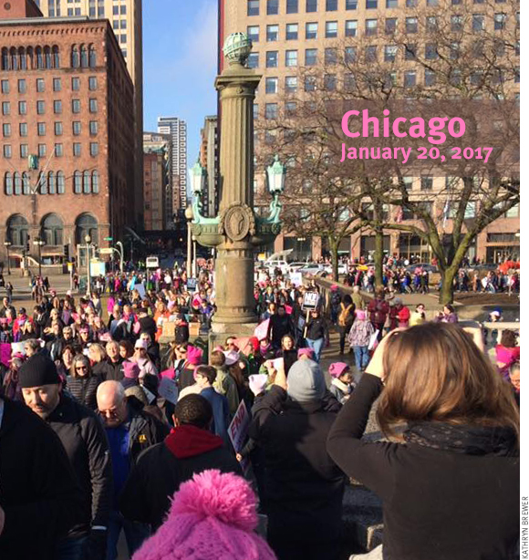 March in Chicago, January 20, 2017