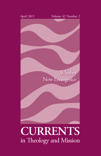 					View Vol. 42 No. 2 (2015): Whither Now Emergence
				